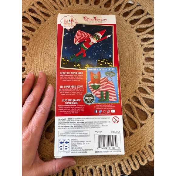 Elf on the Shelf Claus Couture Collection Scout Elf Super Hero Outfit - Picture 2 of 2